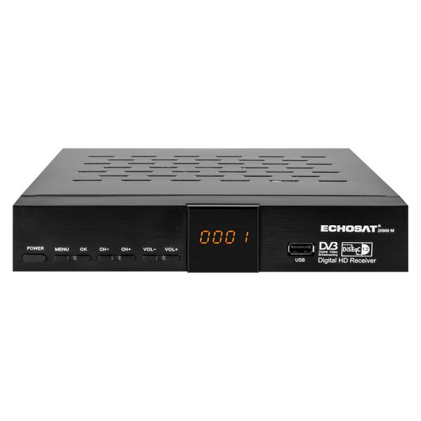 Echosat OM-20900 M HDTV HD Sat digitaler Satelliten Receiver DVB-S2 USB