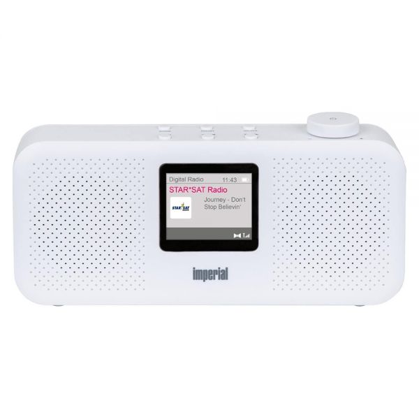 Imperial DABMAN 16 weiß DAB+ Stereoanlage Stereoradio WLAN DAB / UKW Radio mobil