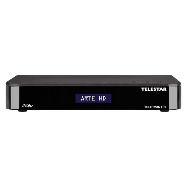 TELESTAR Teletwin HD Sat-Twin Receiver HDTV Sat Satelliten USB PVR Sat>IP gebraucht