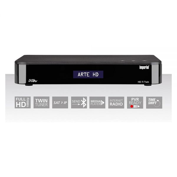 Imperial HD 7i Twin HDTV Sat Satelliten Receiver USB Recording PVR ready SAT>IP