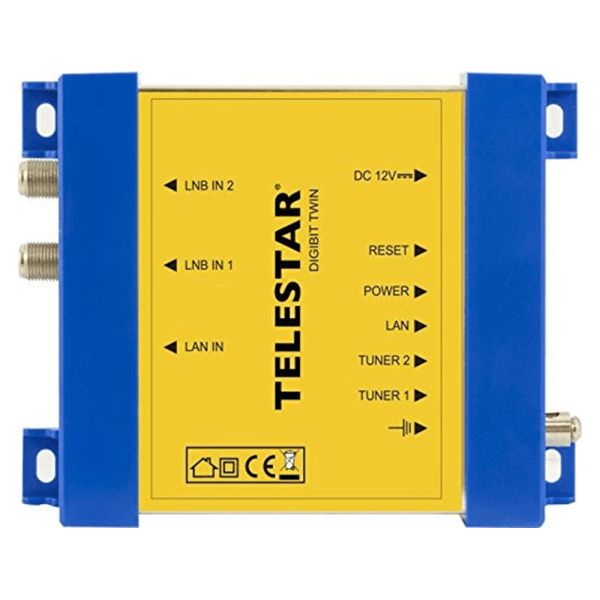 Telestar Digibit TWIN SAT>IP Server Sat-to-IP-Router IP Verteilung LAN SAT IP-TV Converter