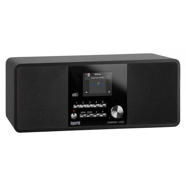 Imperial DABMAN i200 schwarz Internet DAB+ Radio Stereo Internetradio DAB/UKW WLAN LAN Spotify