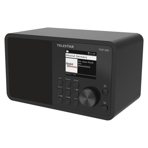 TELESTAR TOP 200 DAB+ UKW Internetradio Radio Digitalradio Empfangsteil mit Bluetooth