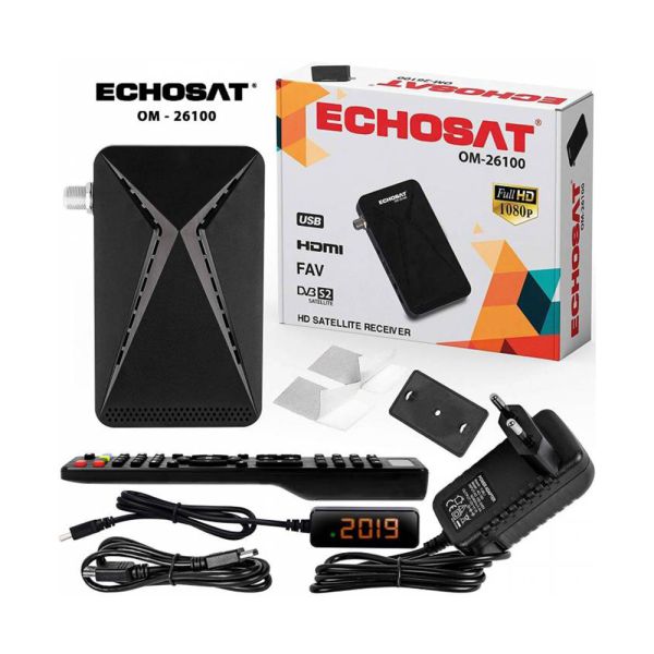 Echosat OM-26100 HDTV HD Mini Sat digitaler Satelliten Receiver DVB-S2